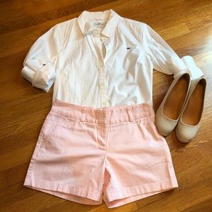 J. Crew Pink Chino Shorts